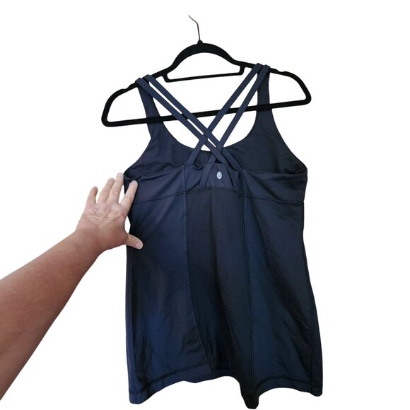 Lululemon Crossback Tank Top With Built-In Bra Womens Size S - Picture 2 of 3